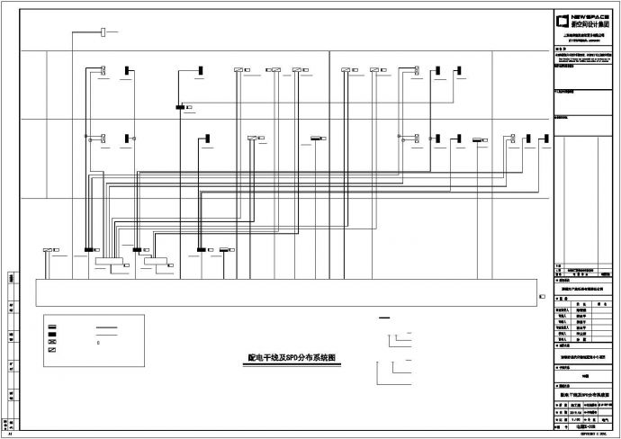 某地区现代化物流配送配送中心常温仓库电气施工CAD图纸_图1