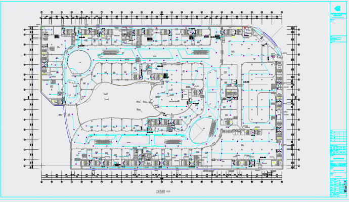 成都商业综合体电气施工图CAD图纸_图1