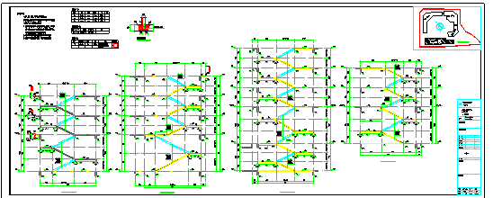 某地标准厂房楼房建筑项目结构图