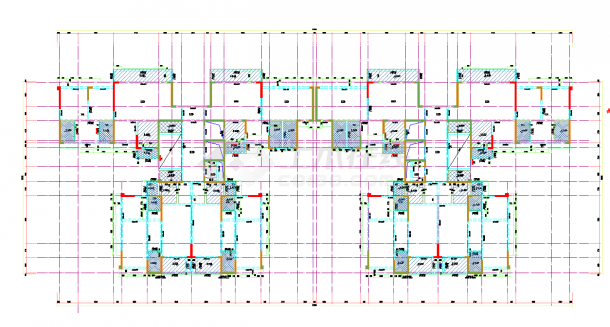 某地剪力墙城市综合体结构施工图CAD图纸-图一