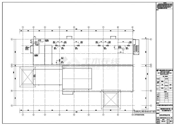 研发基地压缩部件试验厂房暖通施工图-图二