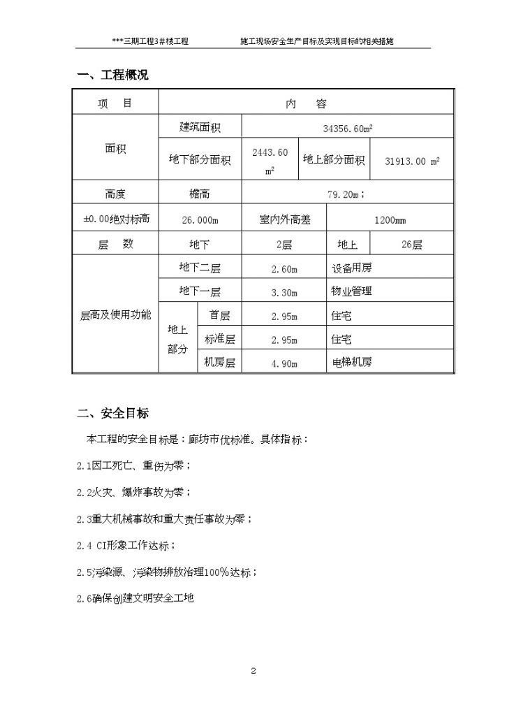 廊坊市施工现场安全生产方案-图二