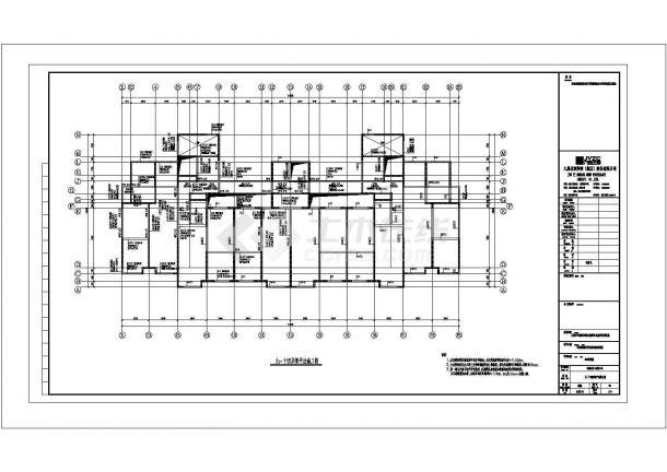 简约型别墅框架剪力墙结构住宅施工图-图二