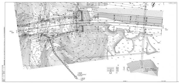 重庆市北部新区高新园排水平面图CAD图.dwg-图一