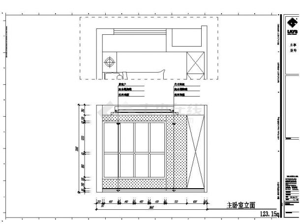 后林欧式样板房家装设计完整施工图-图一