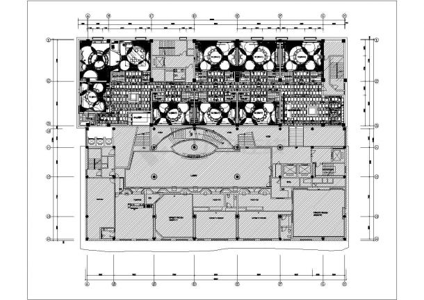 某著名中式风格餐厅CAD大样详细构造设计图纸-图一