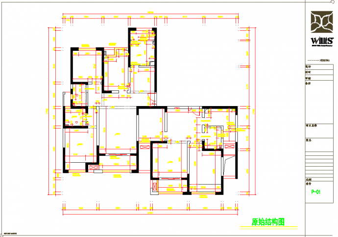 某地苏州常熟140平公寓新中式意境CAD图纸_图1