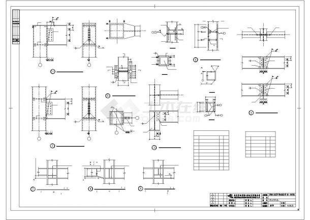 钢结构配电室节点详图CAD.-图一