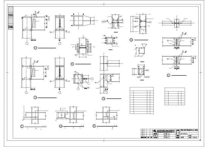 钢结构配电室节点详图CAD._图1