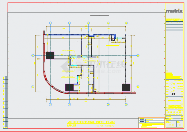浙江现代风公寓样板间全套施工图CAD-图二