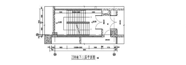 某珠宝商业中心楼梯大样图-图一