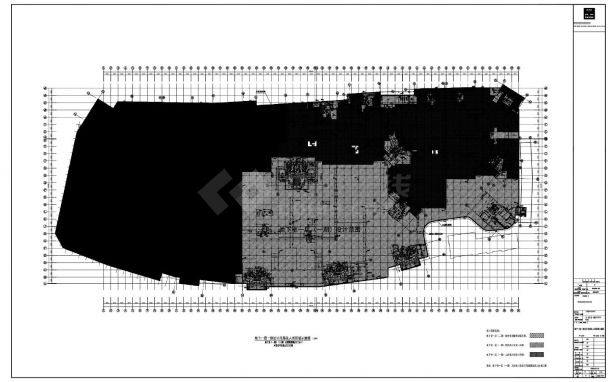 中建·梅溪湖中心项目J004-（一期）地下室-一期设计范围及人防区域示意图CAD图.dwg-图一