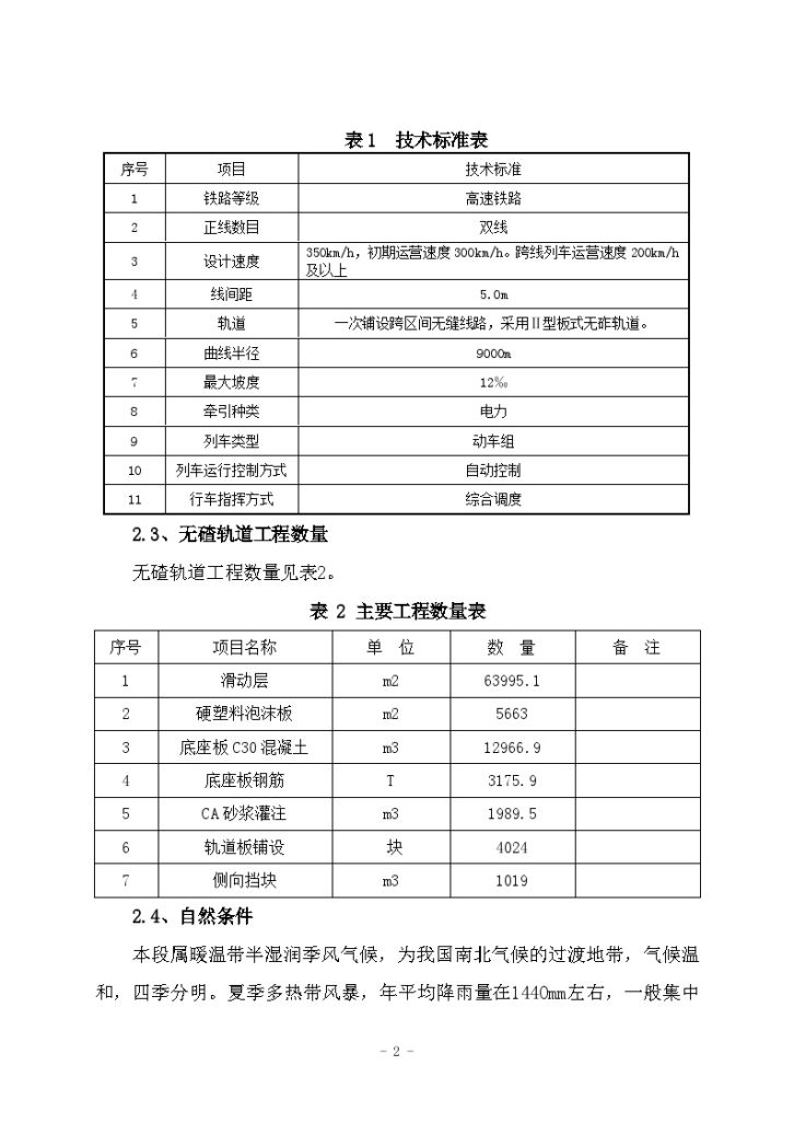 高速铁路特大桥CRTSⅡ型板式无砟轨道及底座板施工方案附CAD-图二