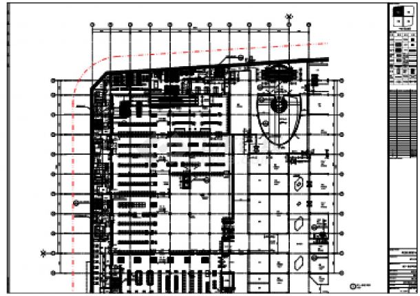 莘庄龙之梦购物广场A1.10.04-1～A1.10.04-4地下一层平面CAD图.dwg-图一