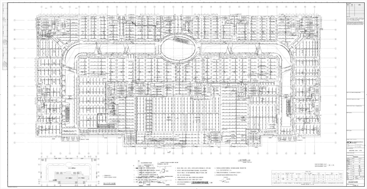 江西某商业综合体机电二层喷淋总平面CAD图.dwg