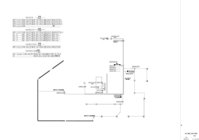 E-1-20-318 北区3号楼十八层电力平面CAD图.dwg_图1