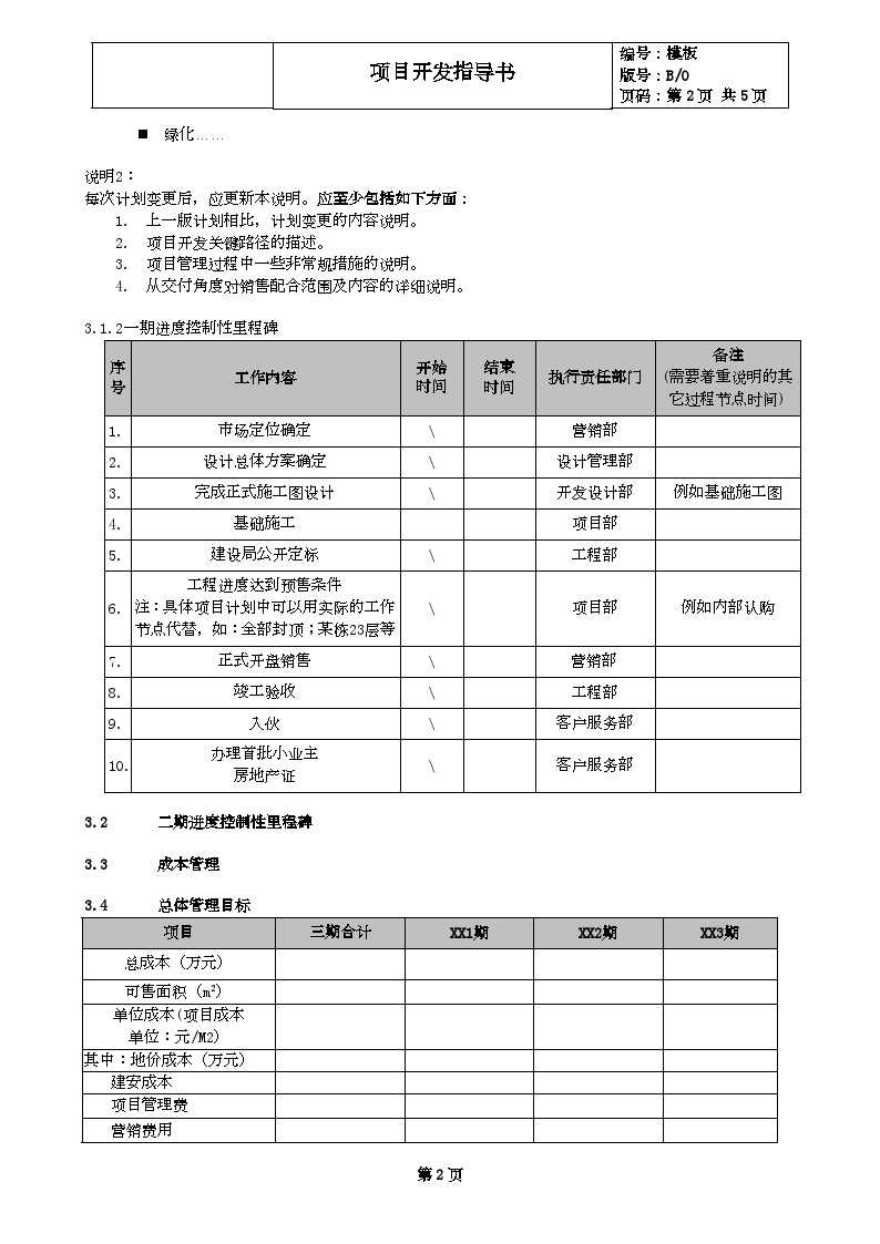 模板.项目开发指导书-房地产公司管理资料.doc-图二