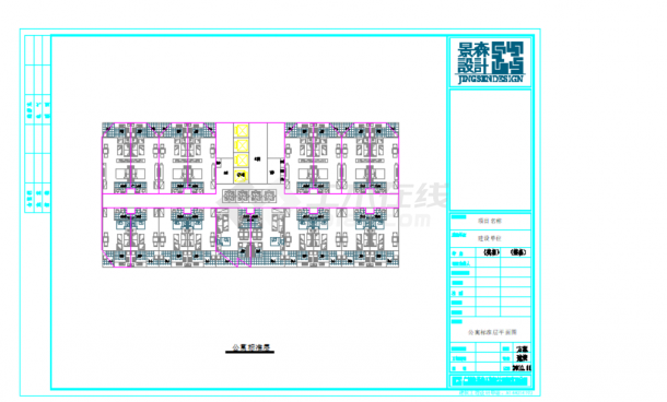 CAD公寓户型平面设计图总汇-图一