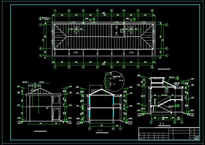 2层综合教学楼建筑结构设计施工图_图1
