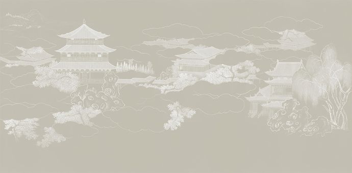 中式楼阁山水壁纸壁画 (43).jpeg_图1