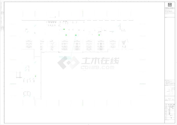 白定医院5层智能照明平面图CAD-图一