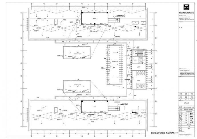 拉萨市白定医院项目一期工程-7F藏医机房层弱电平面图—藏医安防CAD图.dwg_图1