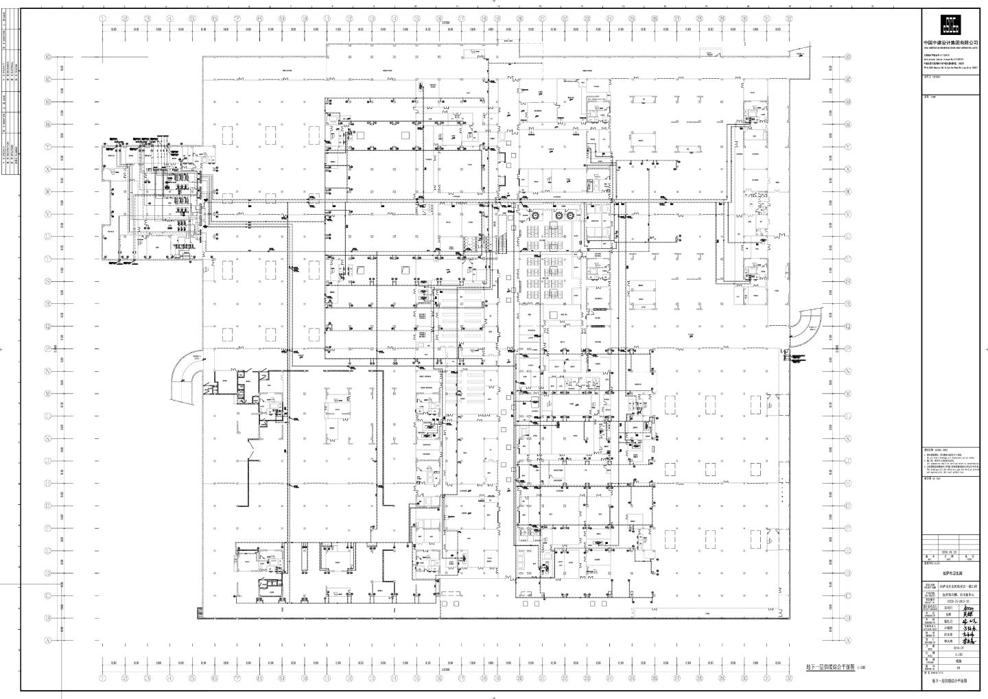 拉萨市白定医院项目一期工程-1层采暖CAD图.dwg