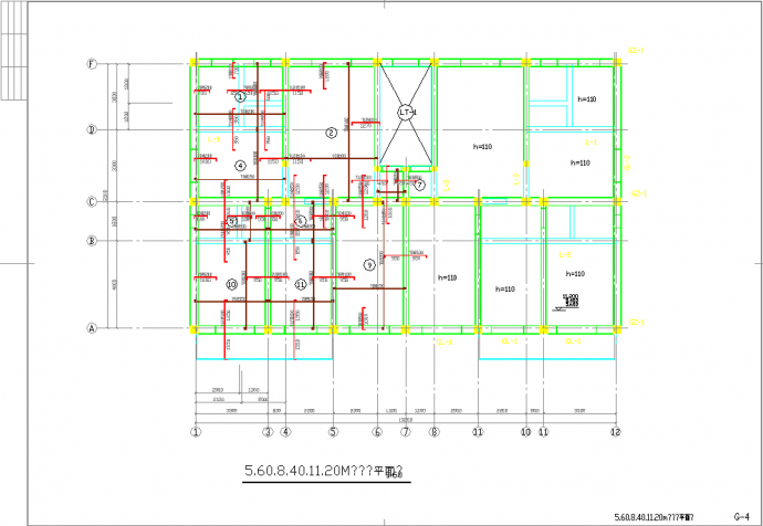 四层砌体结构住宅结构CAD方案设计施工图_图1