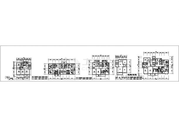 2016最新整理-非常齐全的100例别墅户型室内平面图设计CAD详图-图二
