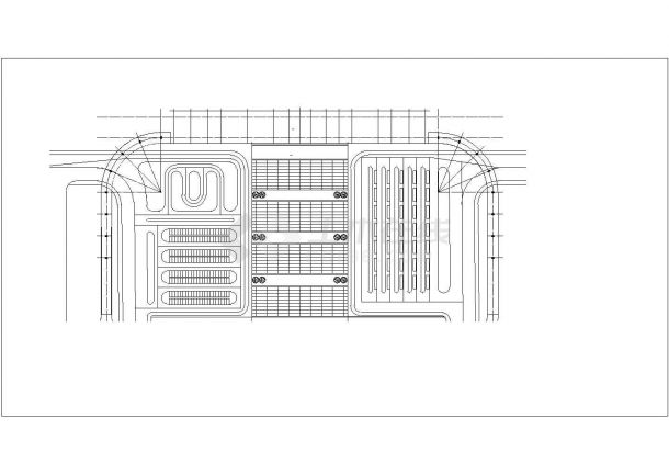 某城市中型火车站建筑设计图纸-图一