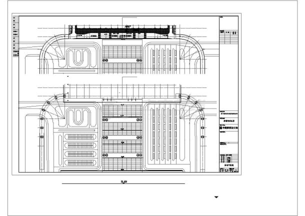 某城市中型火车站建筑设计图纸-图二