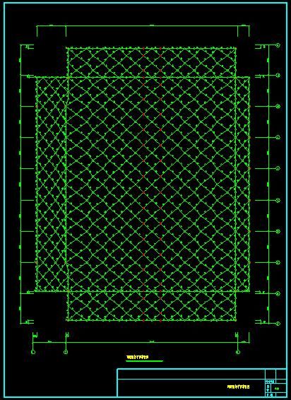 某网架结构施工图 图纸完整-图二