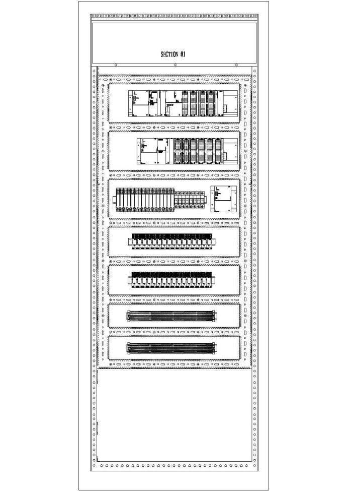 PLC控制柜及盘面布局图_图1