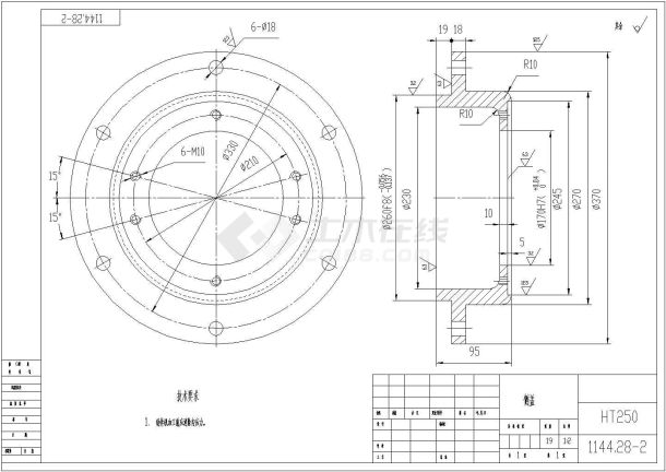 M6-31离心风机图纸全套 CAD版本-图一