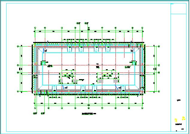 中小学4层4教学楼建筑设计施工图