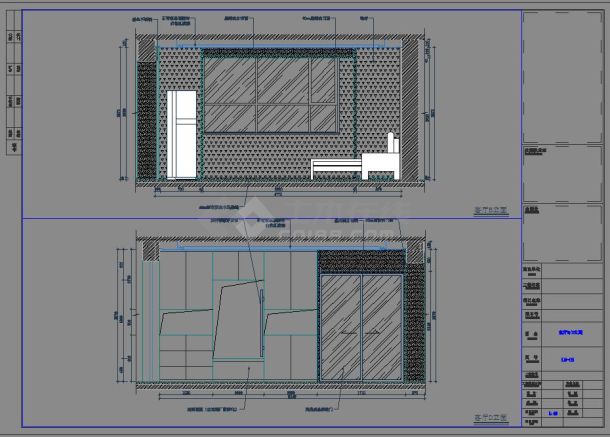 230㎡四居室住宅设计 CAD施工图+效果图+物料书-图二