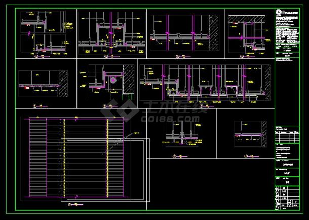 空气调节系统改造项目电气结构加固暖通装修CAD施工图-图一