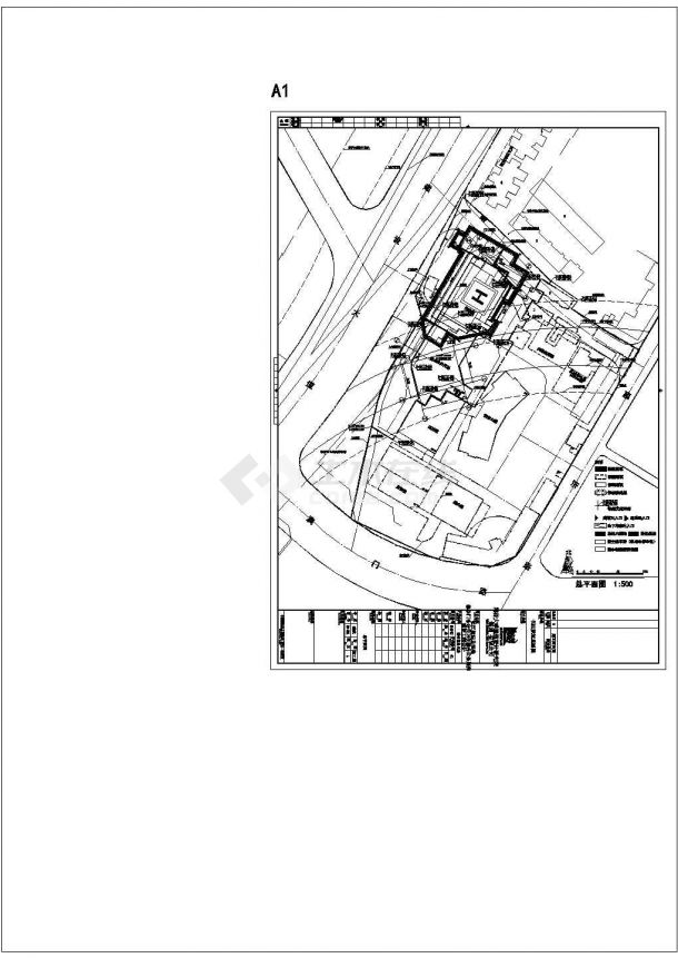 长江航运总医院急诊门诊公共卫生综合业务用房-结构施工CAD图.zip-图一