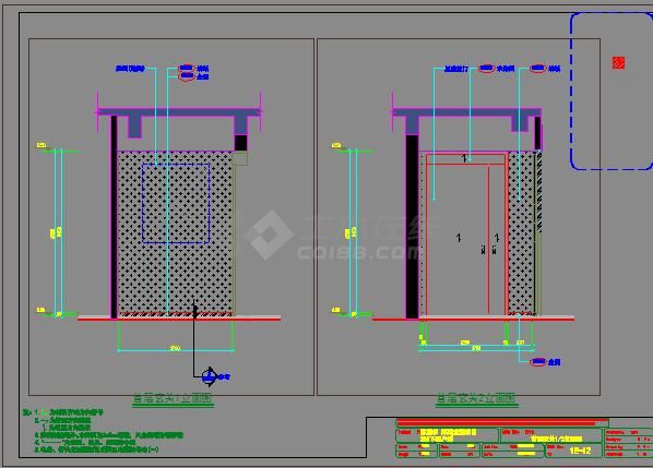 1E-01与1E与13客餐厅 茶艺区立面图(G1).dwg-图二