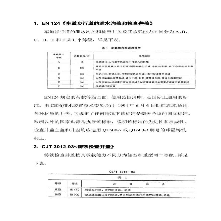 市政检查井设计过程中井盖选用参考的标准-图二