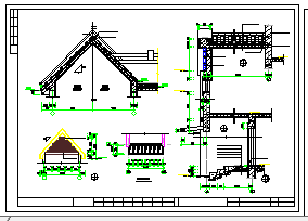  Architectural design cad construction drawing of exquisite detached villa - Figure 2