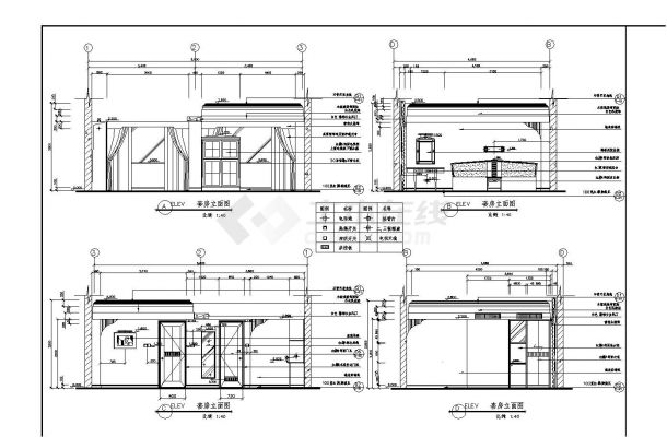  Full set of CAD reference drawing for decoration design of luxury hotel suite - Figure 2