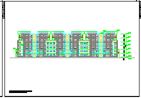 某花园洋房住宅平立剖面建筑设计cad施工图-图二