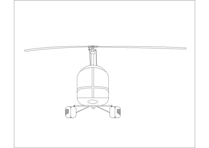 某飞机CAD详细全套构造图纸_图1