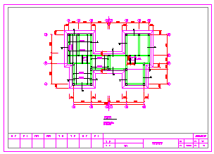 三层联体别墅设计建筑cad图纸-图一