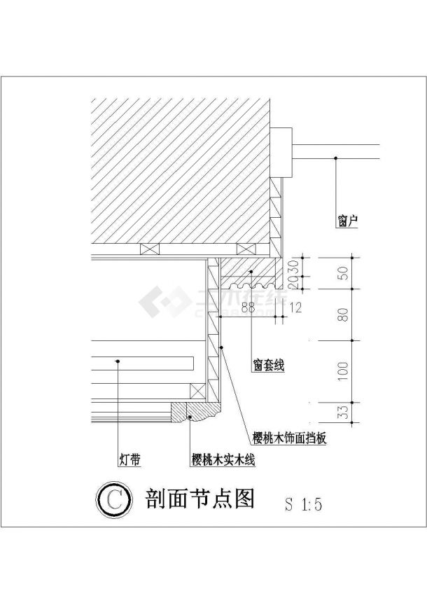 某门及套节点图CAD全套详细图纸-图一