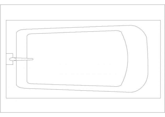 某浴缸CAD详细构造全套图纸_图1