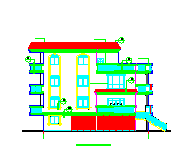 某地区乡村小型别墅建筑cad施工图-图一