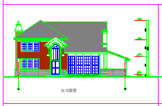 某住宅别墅cad设计建筑施工图-图二