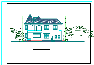 沿街商业及别墅建筑方案设计cad图纸_图1